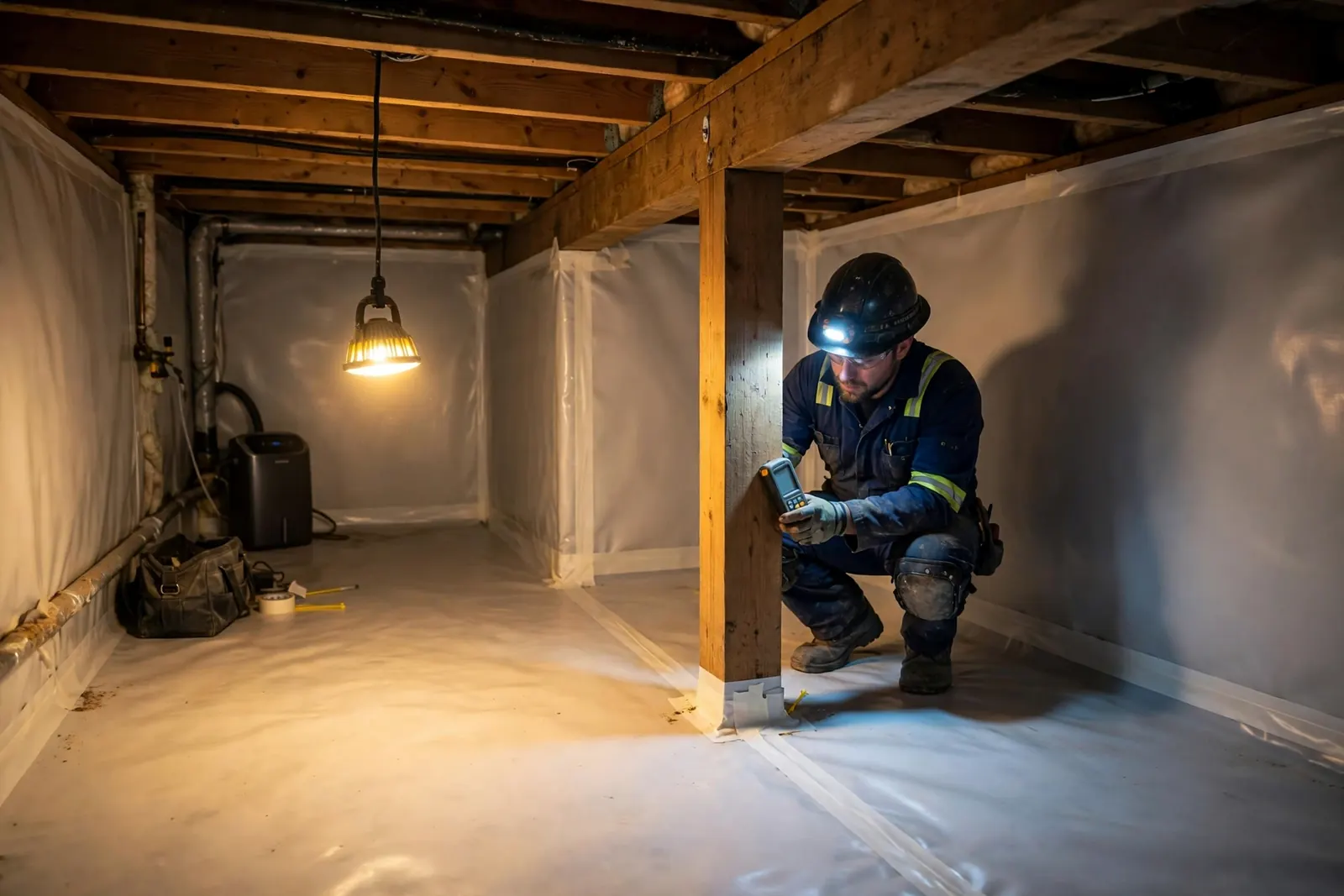 Crawl Space Repair work by Ironroot in Burleson, Texas