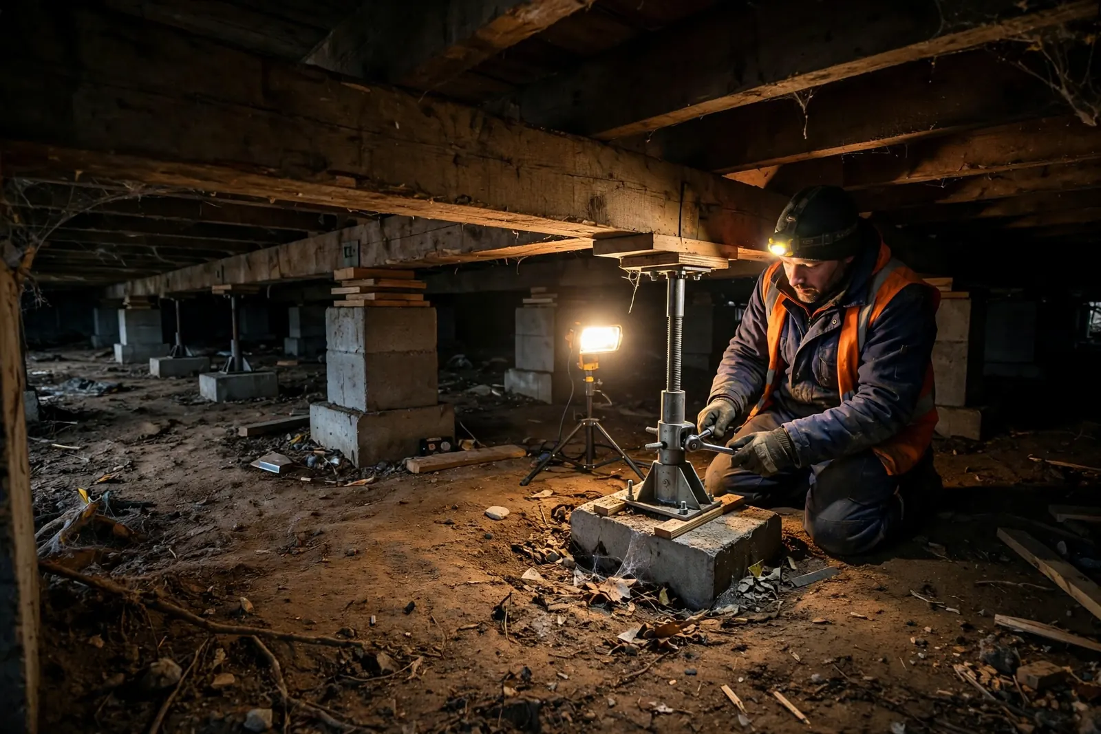 Pier & Beam Repair work by Ironroot in Burleson, Texas